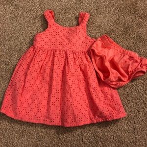 Coral dress